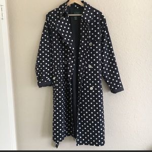 Polka Dot Ralph Lauren Trench Coat
